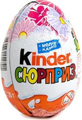 Шоколадне яйце Kinder Surprise для дівчаток 20 г 80741251