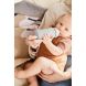 Стеклянная детская бутылочка Everyday Baby 240мл с силиконовой защитой 10231, Серый
