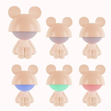 Світильник-нічник LED з акумулятором Cute Mouse,персиковий Kite K25-316-2-4
