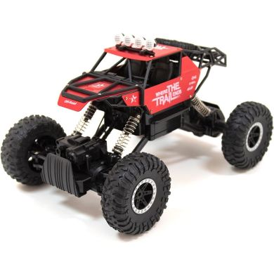 Автомобиль OFF-ROAD CRAWLER с р/у WHERE THE TRAIL ENDS (красный, акум. 7.2V, металл. корпус, 1:14) SL-121RHMR