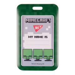 Бейдж без ленты вертикальный Minecraft, слайдер YES 940322