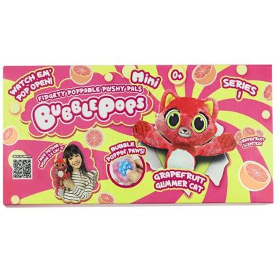 Bubble Pops Мягкая игрушка мини Грепфрутовая кошка, 2402005/12