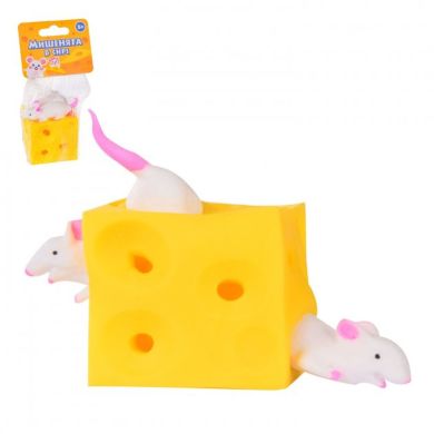 Іграшка антистрес мишки у сирі Shantou MC0621