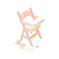 Игрушечный высокий стульчик для кормления с аксессуарами W6901B