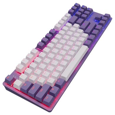 Ігрова клавіатура DARK PROJECT KD87A Mech. g3ms Sapphire ENG/UA Violet/Grey (DPO-KD-87A-400300-GMT) DPO-KD-87A-400300-GMT