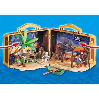 Ігровий набір Playmobil Пересувний піратський острів 83 ел 70150
