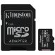 Карта пам'яті Kingston microSD 512GB C10 UHS-I U3 A1 R100/W85MB/s + SD SDCS2/512GB