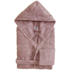 Халат PERLA с капюшоном, Размер M, MARGOT Biancoperla Розовый