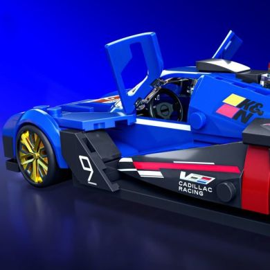 Коллекционная машинка-конструктор Cadillac серии Speed ​​Mattel Brick Shop JFR89
