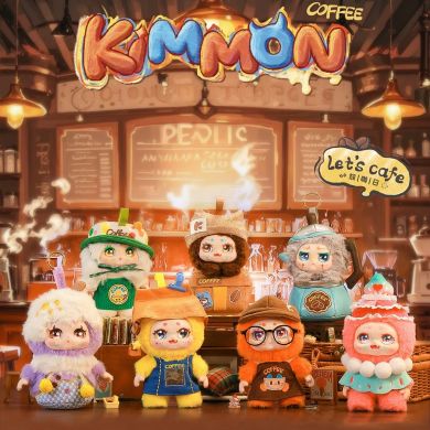 Коллекционная мягкая игрушка с кольцом POP TOP Kimmon - КАВАЙНАЯ КОФЕЯ (в дисп., в асс.) 556023