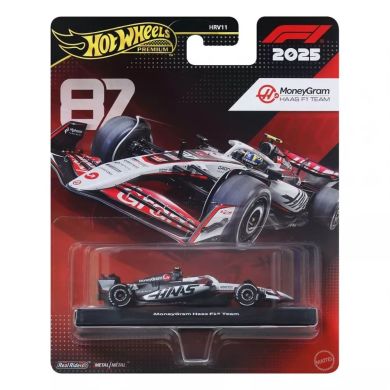 Коллекционный болид Haas Oliver Bearman #87 Formula 1 Hot Wheels JKD90