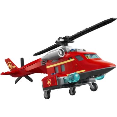 Конструктор LEGO City Пожарный спасательный вертолет 212 деталей 60281