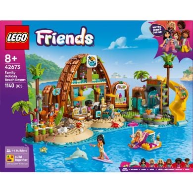 Конструктор Пляжный курорт для семейного отдыха LEGO Friends 42673