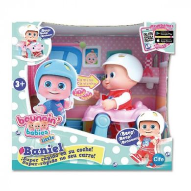 Лялька Baniel Bouncin Babies з машинкою 801001