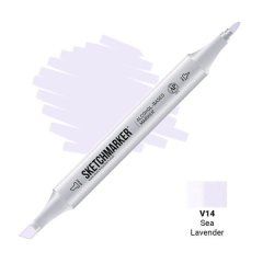 Маркер Sketchmarker 2 пера: тонке і долото Sea Lavender SM-V014
