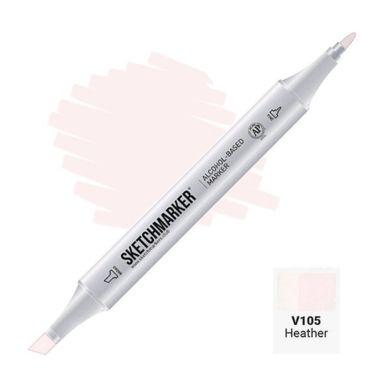 Маркер спиртовой двухсторонний Sketchmarker, Вереск SM-V105