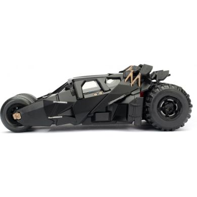 Машина металлическая Jada Бэтмен 2008 Бэтмобиль Темного Рыцаря + фигурка Бэтмена 1:24 253215005