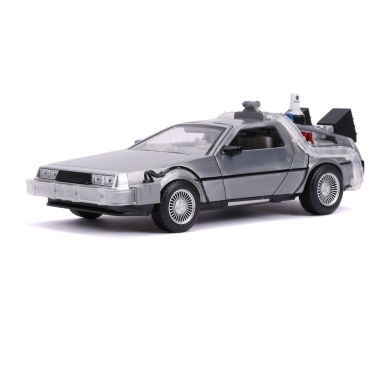 Машина металлическая Jada Назад в будущее 2 Машина времени (1989) со световым эффектом, масш. 1:24, 8 + JADA 253255021