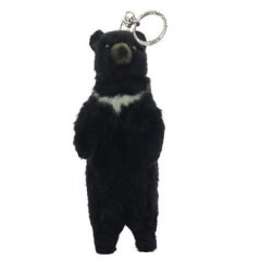 М'яка іграшка-Брелок Чорний Ведмідь 17,5 см Hansa 7997