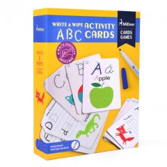 Набор карточек пиши-стирай ABC Алфавит Mideer MD1032