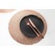 Плейсмат для сервірування CAPELINNI коло, 38 см, рожеве золото ZICZAC ZZ0534ROSEGOLD, 38 x 38