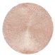 Плейсмат для сервірування CAPELINNI коло, 38 см, рожеве золото ZICZAC ZZ0534ROSEGOLD, 38 x 38