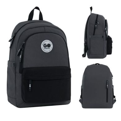 Рюкзак GoPack Education Teens 141L черный серый GO26-141L-4