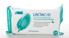Серветки для інтимної гігієни Lactacyd антибактеріальні 15 шт 5000008227 5391520945632