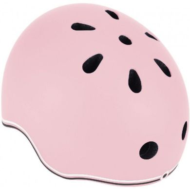 Шлем защитный детский GLOBBER GO UP LIGHTS, розовый, с фонариком, 45-51см XXS/XS 506-210