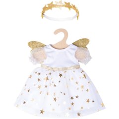 Платье для куклы Золотой Ангел с повязкой, на игрушку высотой 28-35 см. Heless 1152