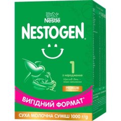 Суміш суха молочна Nestogen 1 з лактобактеріями L. Reuteri для дітей від народження 1 кг 7613287103673
