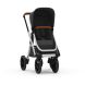 Универсальная коляска 2 в 1 Dubatti One Marble Black 583127-MB