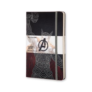 Записна книжка Moleskine Avengers 13 х 21 см 240 сторінок в лінію Thor LEAVQP060TH