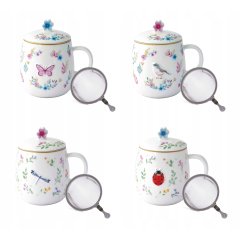 Чайник из фарфора, 450 мл FANCY GARDEN POZZI MILANO I004R1370FGAR
