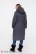 Двостороннє пальто для вагітних Yula mama з плащової тканини графітовий S Tokyo
