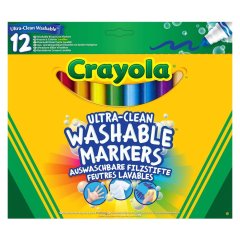 Набор фломастеров широкая линия (ultra-clean washable), 12 шт Crayola 256349.012
