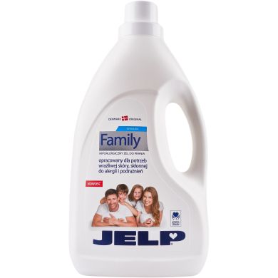 Гіпоалергенний гель для прання білого Jelp Family, 2 л 90027 5713183900276