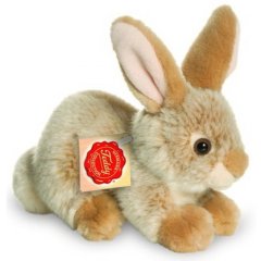 Іграшка м'яка Кролик сидить бежевий 18 см Teddy Hermann 93702