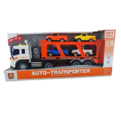 Игрушечная машинка инерционная Автовоз (свет, звук), 1:16 WY572A