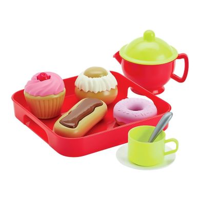 Ігровий набір посуду Ecoiffier Чаювання з тістечками 002612, Різнокольоровий