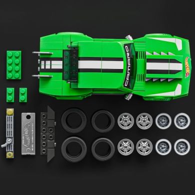 Коллекционная машинка-конструктор Camaro серии Speed ​​Mattel Brick Shop JFT16