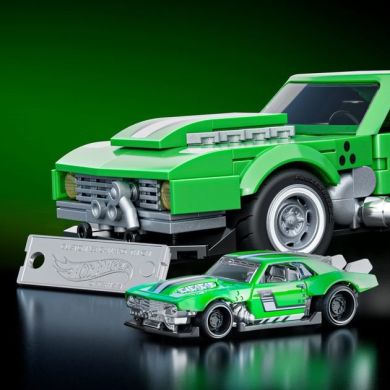 Коллекционная машинка-конструктор Camaro серии Speed ​​Mattel Brick Shop JFT16