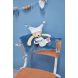 Комфортер-Мягкая игрушка DouDou Мишка Ours голубой коллекция NAISSANCE DC4059