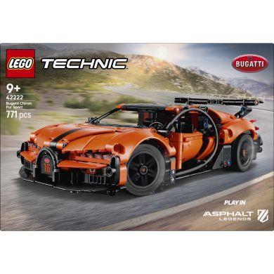 Конструктор LEGO Technic Гіперкар Bugatti Chiron Pur Sport 42222