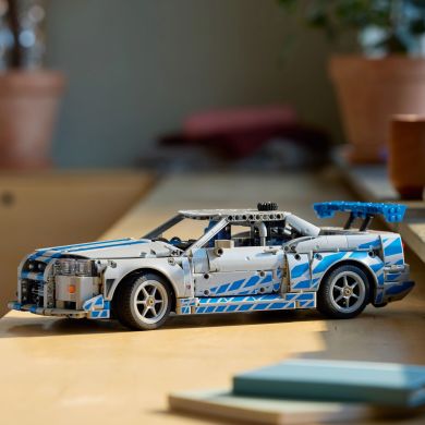 Конструктор Подвійний форсаж Автомобіль Nissan Skyline GT-R (R34) LEGO Technic 42210