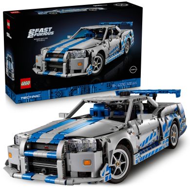 Конструктор Подвійний форсаж Автомобіль Nissan Skyline GT-R (R34) LEGO Technic 42210