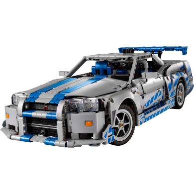 Конструктор Подвійний форсаж Автомобіль Nissan Skyline GT-R (R34) LEGO Technic 42210