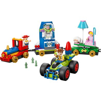 Конструктор Празднование из истории Игрушек: поезд и авто для гонки LEGO Disney Pixar 43264