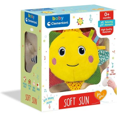 Музыкальная игрушка на кроватку Clementoni Soft Sun Clementoni 17795