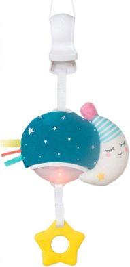 Музична іграшка-підвіска Taf Toys Сонний Місяць блакитна 12585, Блакитний